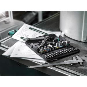 Produktbild für Werkzeugtasche Wera 8100 SA 7 Zyklop Metal-Knarre
