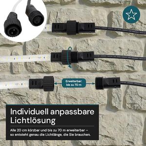 Produktbild für Lichtschlauch Luxula LX700112, LED, neutralweiß