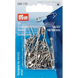 Sicherheitsnadeln Prym 085170, 19 / 27 / 38 / 50mm