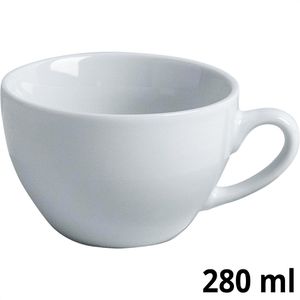 Produktbild für Kaffeetassen Van-Well Gusto Cappuccino, 280 ml