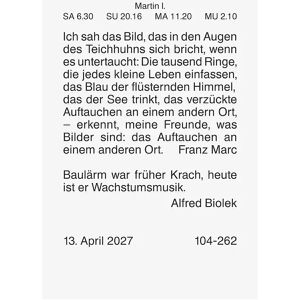 Produktbild für Abreißkalender Brunnen 1070325107, Nr. 25, Jahr 2027