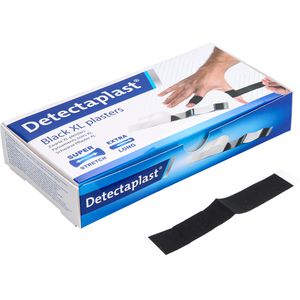 Produktbild für Pflaster Detectaplast Black Finger, 50 Strips