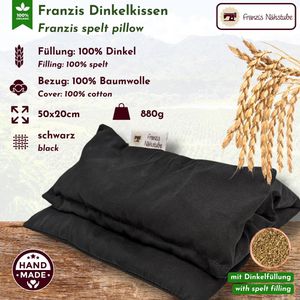 Produktbild für Wärmekissen Franzis-Nähstube Uni, 50 x 20cm, mit Dinkelkernen