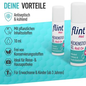 Produktbild für Insektenstich-Gel flint Med Mückenstich, ab 3 Jahre, Roller