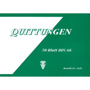 Produktbild für Quittungsblock Böttcher-AG 7001, MwSt. separat