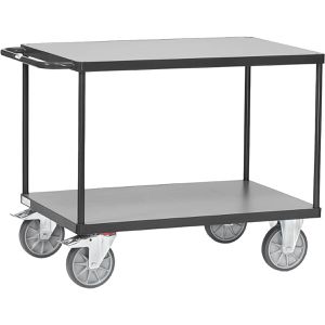 Tischwagen Fetra 2403-7016 Grey Edition, aus Metall & Holz