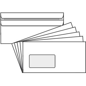 Produktbild für Briefumschläge Mailmedia DIN lang, weiß