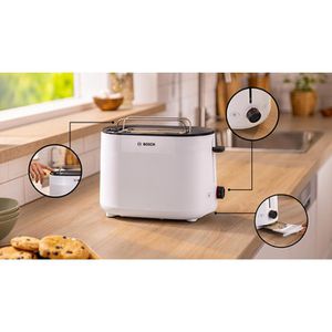 Produktbild für Toaster Bosch MyMoment TAT2M121, mit 6 Stufen &amp; Auftaufunktion