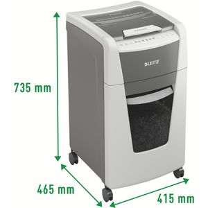 Produktbild für Aktenvernichter Leitz 8016 IQ Autofeed Office 300, mit Rollen