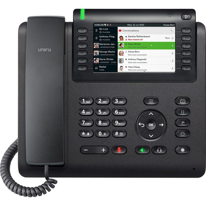 Umleitung Unify Telefon Uhrzeit Einstellen HAKOM OpenScape SL5 - Main Image