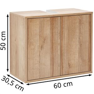 Produktbild für Waschbeckenunterschrank Fackelmann Finn 84602, hängend