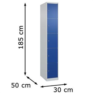 Produktbild für Schließfachschrank CP-Möbel Classic Plus, blau
