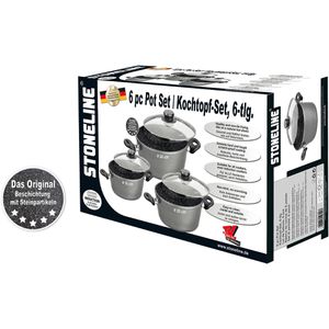 Produktbild für Topfset STONELINE 6932, Aluguss