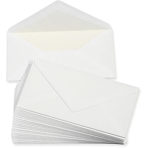 Briefumschläge tatmotive weiß, DIN Lang