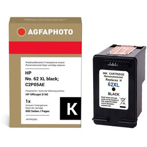 Produktbild für Tinte AgfaPhoto für HP 62XL, C2P05AE, schwarz