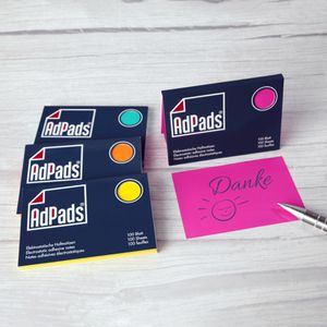 Produktbild für Haftnotizen AdPads 994931586576, pink