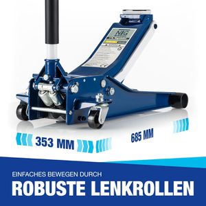 Produktbild für Rangierwagenheber NTG WGH.3001, extra flach