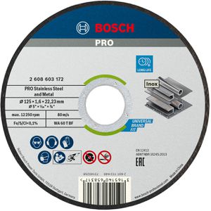 Produktbild für Trennscheibe Bosch PRO Stainless Steel and Metal, 22,23 mm