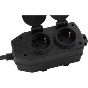 Produktbild für Steckdosenleiste McPower mit 3m Kabel