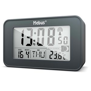 Produktbild für Wecker Mebus 51460 anthrazit, digital