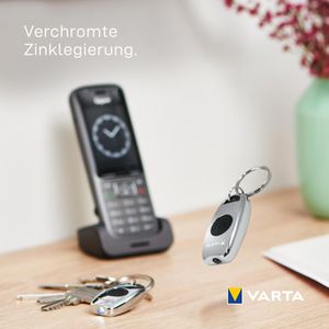 Produktbild für Taschenlampe Varta Key Chain, LED, mit Batterie