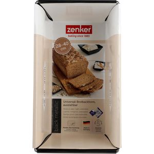 Produktbild für Backform Zenker Black Metallic, Brotbackform ausziehbar, Stahl