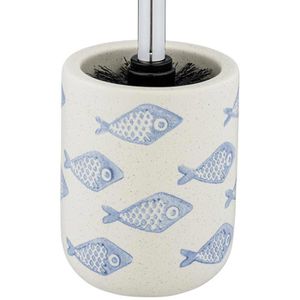 Produktbild für WC-Bürste Wenko Aquamarin, weiß-blau