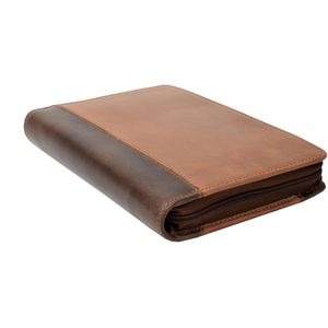 Produktbild für Schreibmappe Menzo MB57, braun, Echt Leder