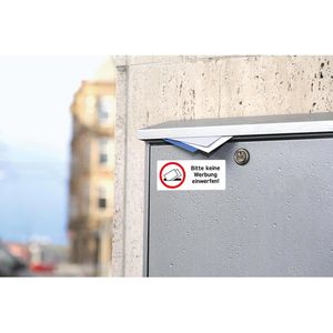 Produktbild für Hinweisetiketten Herma 5738, Bitte keine Werbung
