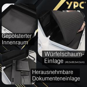 Produktbild für Transportkoffer YPC EliteGuard, abschließbar, aus Aluminium