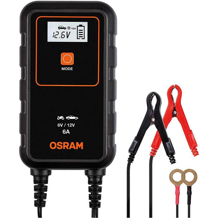 Osram Autobatterie-Ladegerät BATTERYcharge 906, 6 V / 12 V, 6 A