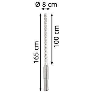Produktbild für Bohrer Metabo SDS-Plus P4P, 626216000, SDS+