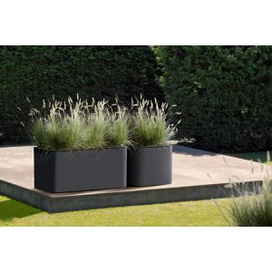 Produktbild für Pflanzkasten Florus Jive Quadrat 40 anthrazit