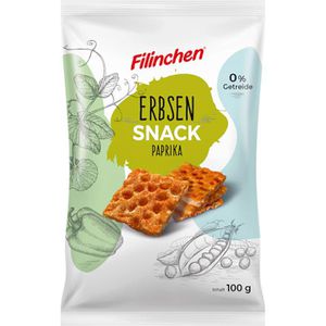 Filinchen Cracker Erbsen-Snack Paprika, 100g