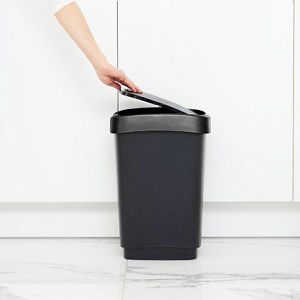 Produktbild für Mülleimer Rotho Twist 1754308850, silber