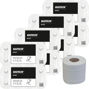 Toilettenpapier Katrin Basic Toilet 250, 169505