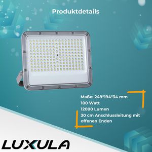 Produktbild für LED-Außenstrahler Luxula LX400234, IP65 wasserdicht