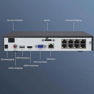 Produktbild für NVR Reolink NVS8, LAN, PoE, 4K