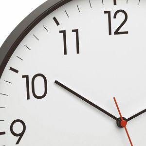 Produktbild für Wanduhr TFA 60.3537.01, Metall, analog, Funkuhr