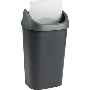 Produktbild für Mülleimer Curver Allibert Mistral Swing, anthrazit