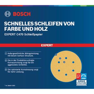 Produktbild für Schleifpapier Bosch Expert C470, Körnung 40