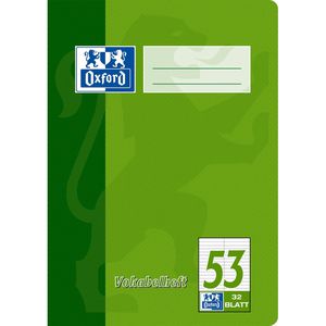 Produktbild für Vokabelheft Oxford 100050383, A5