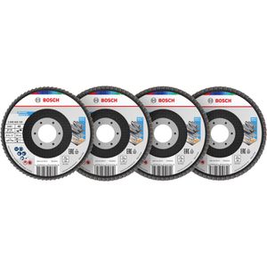 Produktbild für Fächerschleifscheibe Bosch X451, 2608626165, Set