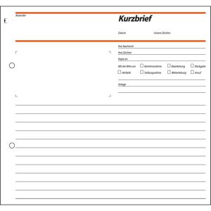 Produktbild für Kurzbriefe Sigel SD009, 2/3 A4
