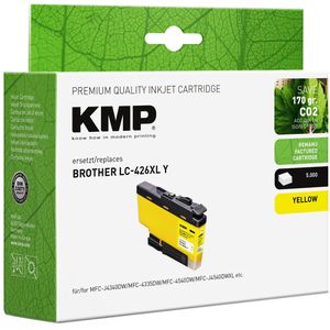 Produktbild für Tinte KMP für Brother LC-426XLY