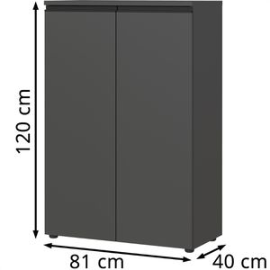 Produktbild für Aktenschrank Germania Bedano, 4040-547 aus Holz