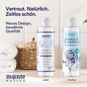 Produktbild für Gesichtswasser Monte-Nativo Rosenwasser mit Hyaluron, klärend