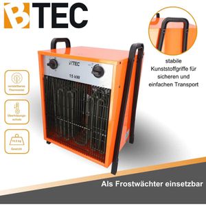 Produktbild für Heizlüfter BTEC 120864, mit 4 Stufen bis 15000 Watt