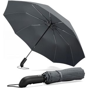 Produktbild für Regenschirm Wilford&amp;Sons grau, sturmfest