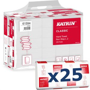Papierhandtücher Katrin Classic, Non Stop L2 S, 61594, 2-lagig